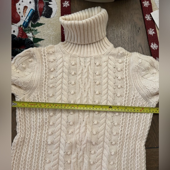 Gap Cream Turtle neck sweater wool/cotton blend - Picture 8 of 8